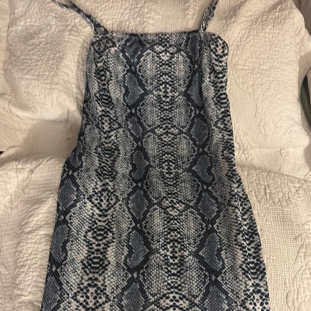 Snake Print Dress